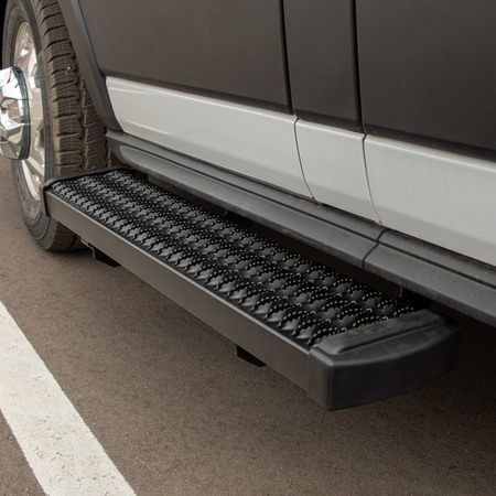 LUVERNE Grip Step 7" x 36", 100" Black Aluminum Running Boards Ram ProMaster 415100-401477